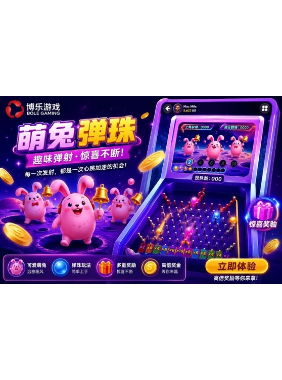博乐游戏《萌兔弹珠》50% 独家计费折扣